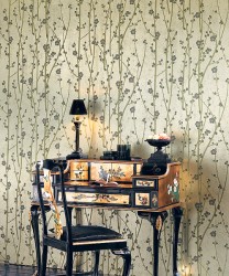 exemple de papier peint textile