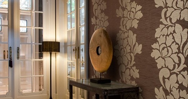 Papier peint textile: caractéristiques, types, collage Papier peint textile: caractéristiques, types, collage