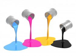 peintures alkyde multicolores