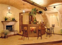 pierre artificielle à l'intérieur