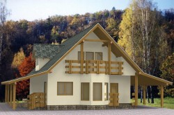 maison à ossature de panneaux