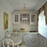 table ronde pour une petite cuisine