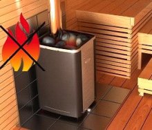 Protéger un poêle dans un bain public