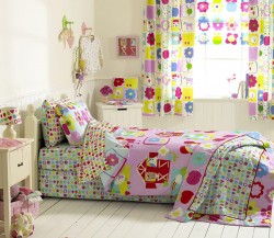 rideaux dans la pépinière