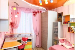 rideaux dans la pépinière