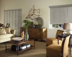 volets roulants dans le salon