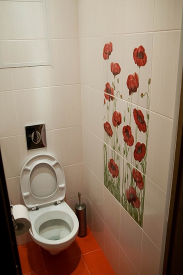 petits carreaux de toilette