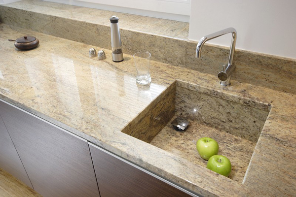 plan de travail en pierre de cuisine