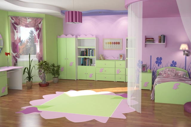 meubles pour chambre d'enfant couleur 2
