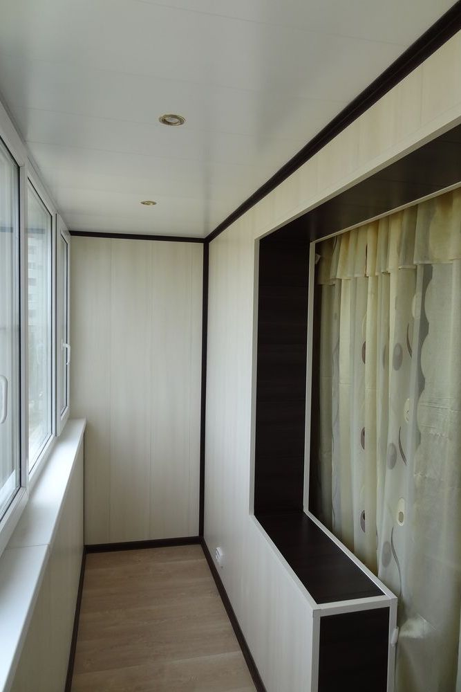 décoration du balcon avec panneaux MDF 2