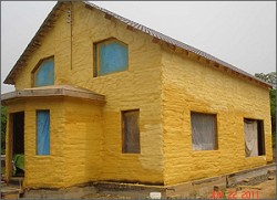 evin duvarlarının poliüretan köpük ile yalıtımı 2