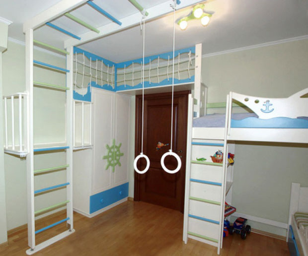 intérieur d'un petit mobilier de chambre d'enfant 7