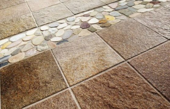 Carreaux de porcelaine structurés