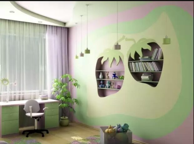 Niche dans la pépinière