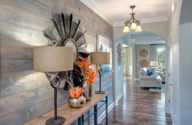 Stratifié sur le mur