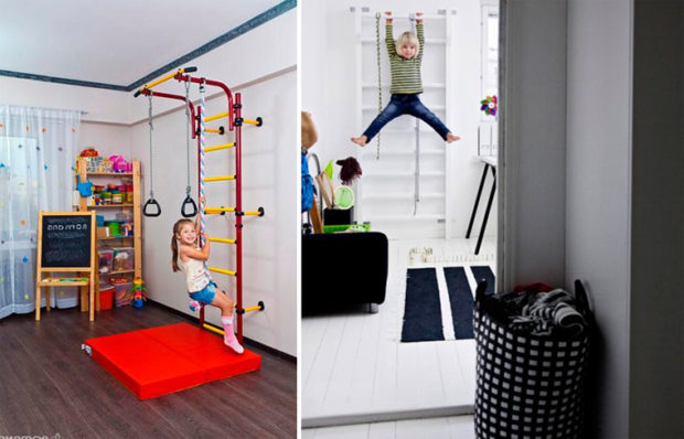 Complexe sportif pour enfants à la maison: 9 conseils pour choisir un coin sportif pour enfants Complexe sportif pour enfants à la maison: 9 conseils pour choisir un coin sportif pour enfants