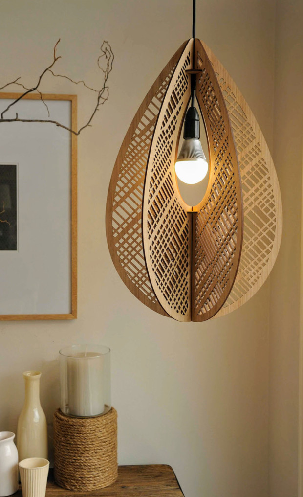 Choisir un lustre en bois - 9 conseils