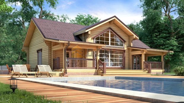 TOP 14 projets de maisons à partir de poutres collées TOP 14 projets de maisons à partir de poutres collées