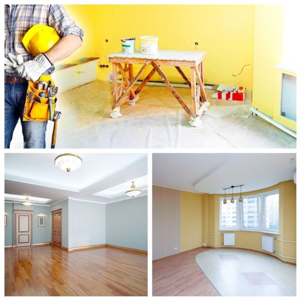 Où commencer la réparation dans l'appartement