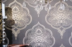 sélection de papier peint en métal