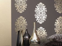 sélection de papier peint en métal