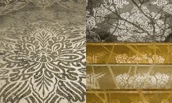 sélection de papier peint en métal