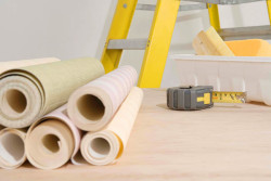 tapety na báze serpyanky, ako sa lepiť