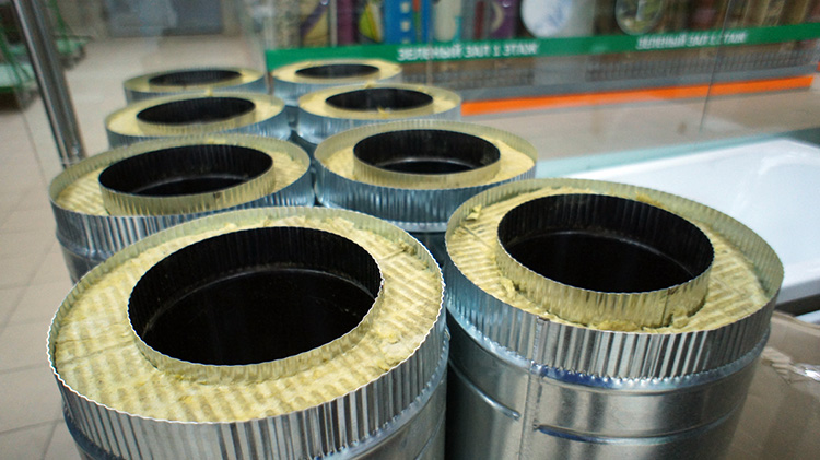 Cheminée en tube d'acier 3