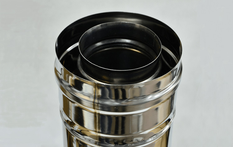 Cheminée en tube d'acier 5