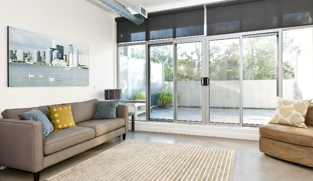 portes de balcon en aluminium