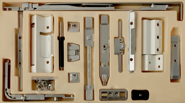 quincaillerie de fenêtre en aluminium