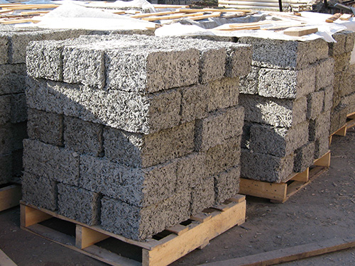 production de béton de bois