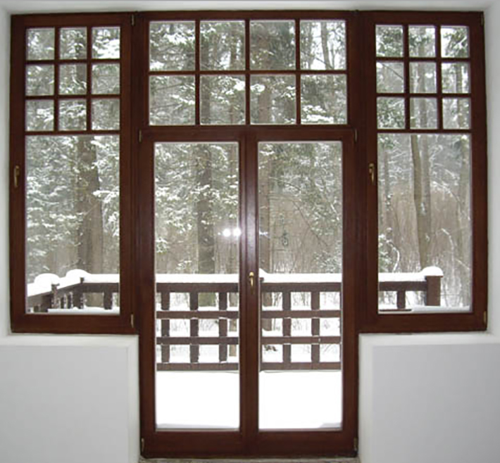 Porte de balcon combinée