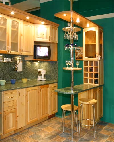 comptoir de bar base bois