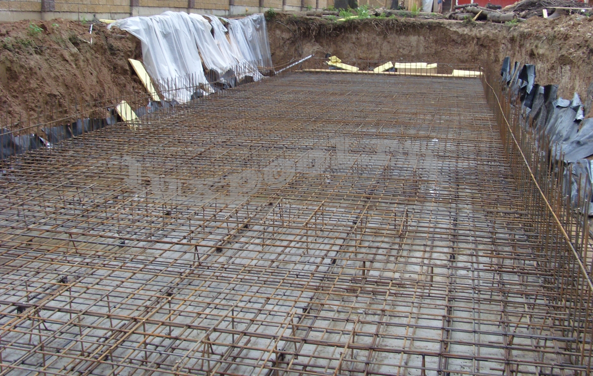 armature en béton pour piscine
