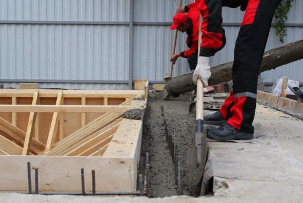 piscine béton coulage béton