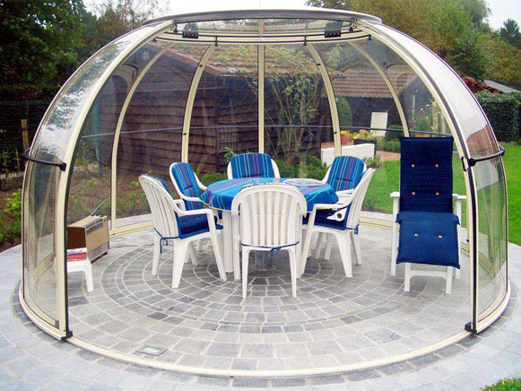 gazebo pour le jardin de polycarbonate 2