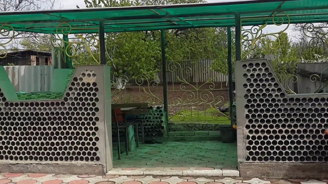 gazebo bouteille en verre
