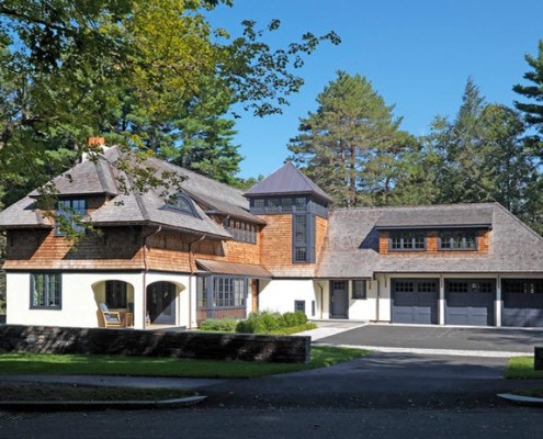 maison privée de style américain