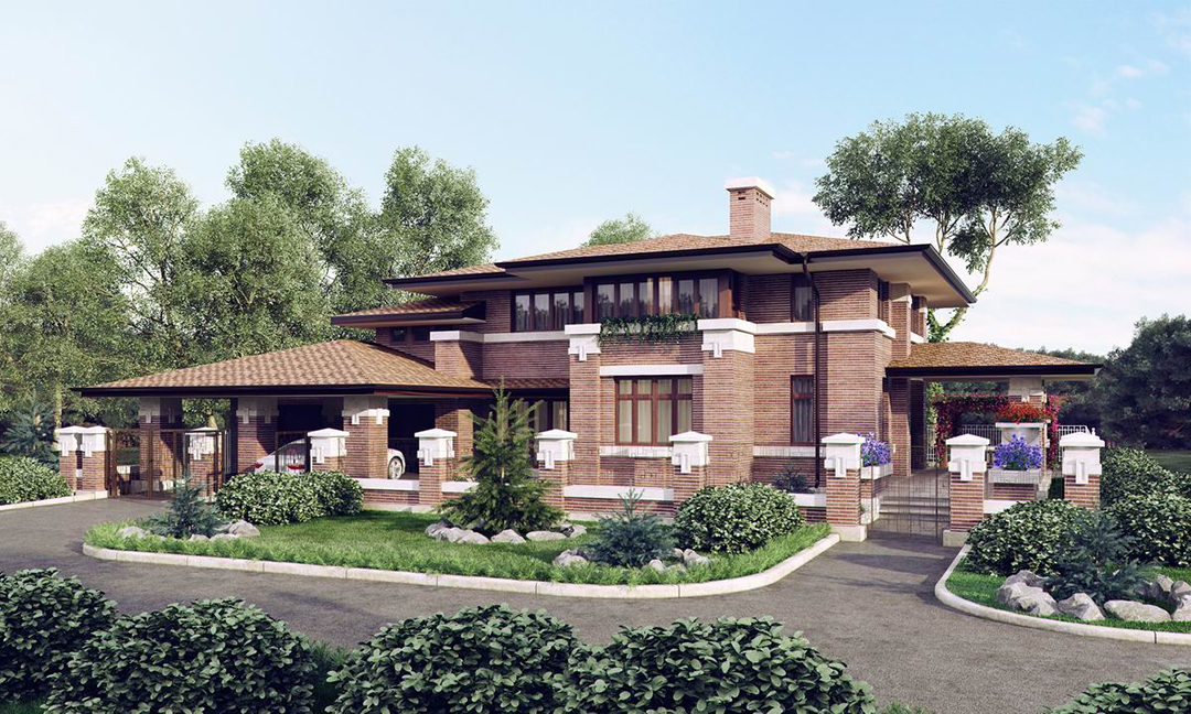 maison privée de style prairie