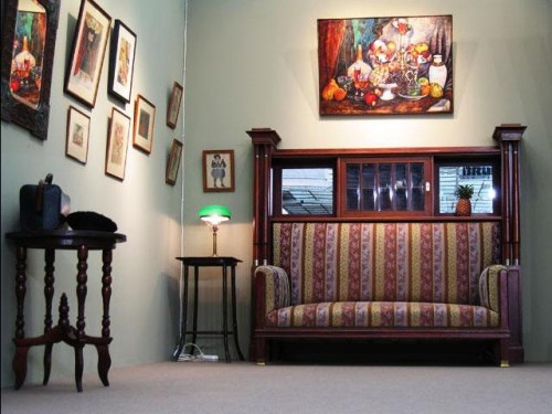 maison de campagne dans un style rétro