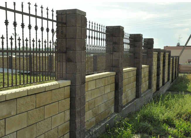 blocs décoratifs pour la clôture 4