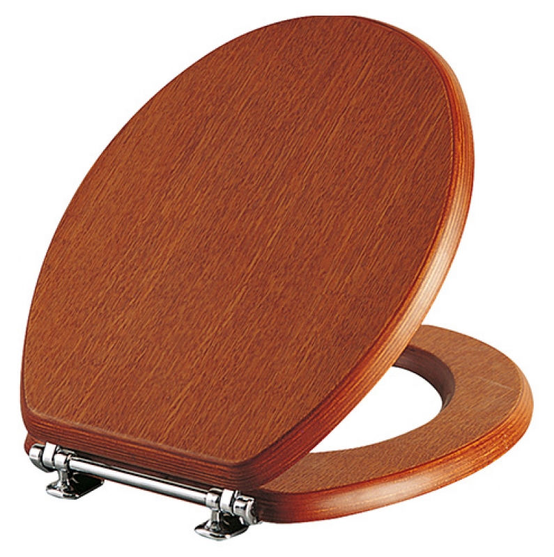 siège de toilette en bois