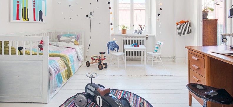 plancher en bois dans la pépinière 2