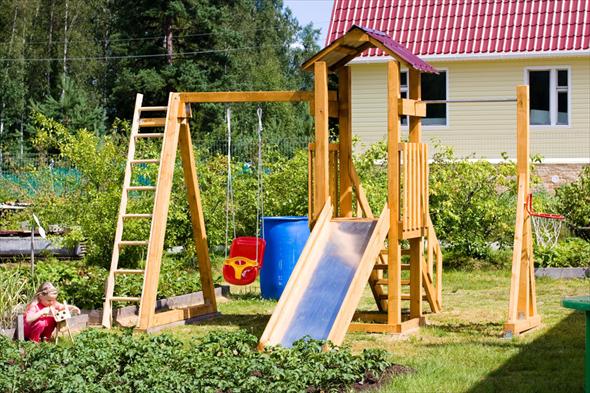 aire de jeux dans le pays