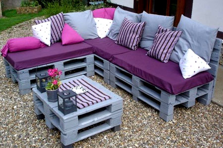 canapé de palettes