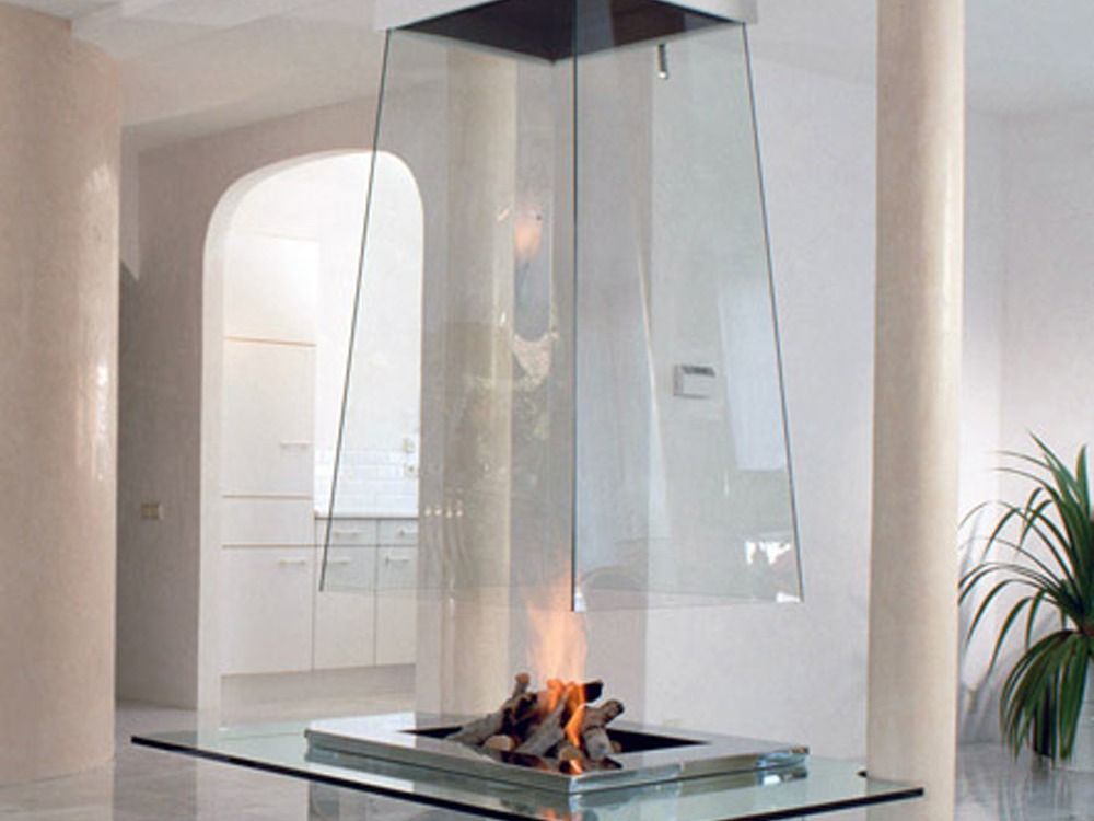 tuyau de cheminée en verre