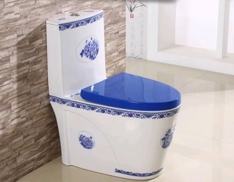 toilettes en porcelaine