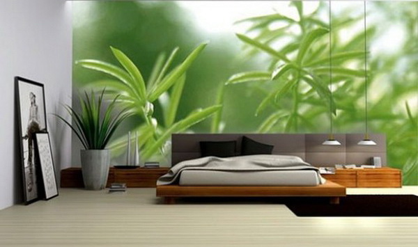 papier peint photo dans la chambre