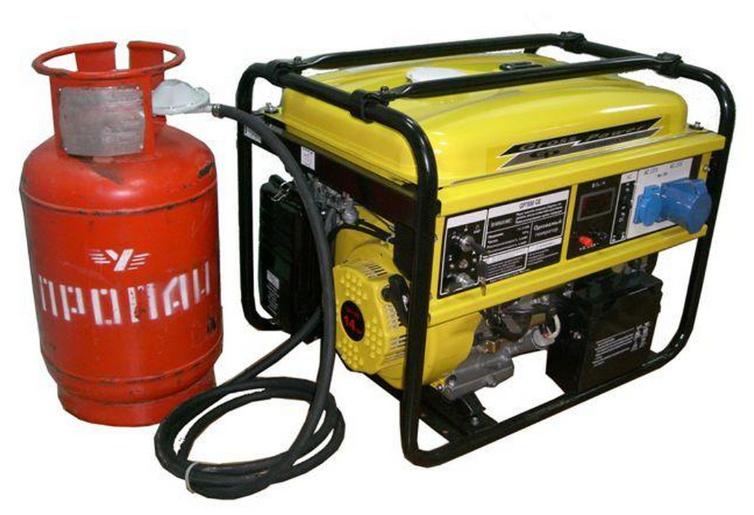 generator de gaz în țară